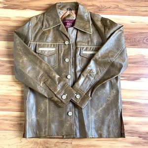 LEATHER VINTAGE JACKET